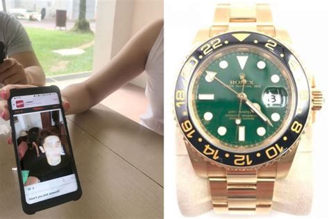 Student ends up doing time for swopping k Rolex watch with 